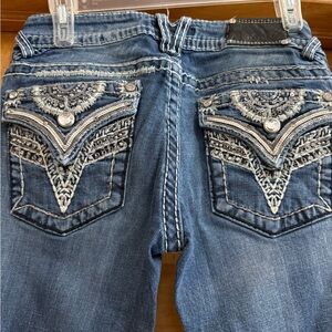 Vigoss embellished boot cut jeans